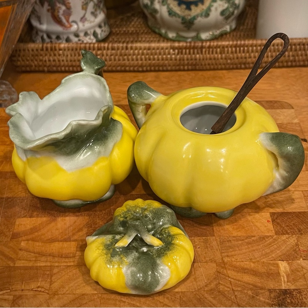 Anthropology Creamer and Sugar Pot - Picture 3 of 5
